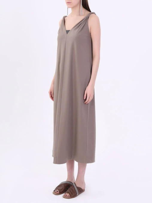 Сарафан хлопковый BRUNELLO CUCINELLI