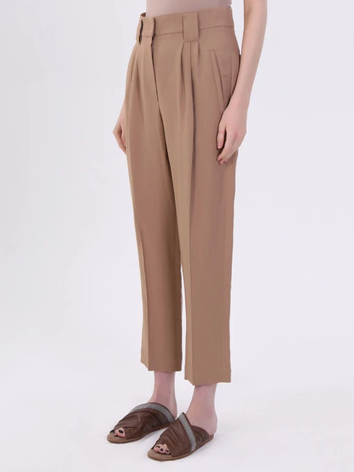 Брюки укороченные BRUNELLO CUCINELLI