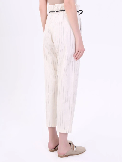 Брюки укороченные BRUNELLO CUCINELLI