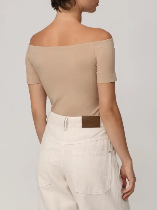 Топ хлопковый BRUNELLO CUCINELLI