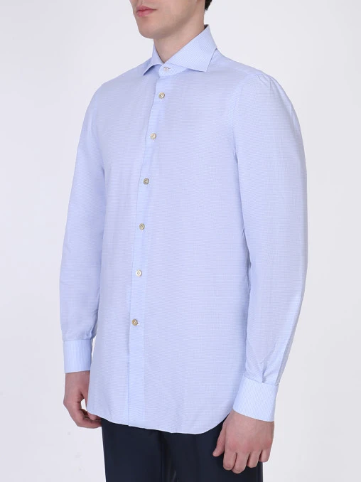 Хлопковая рубашка Regular Fit KITON
