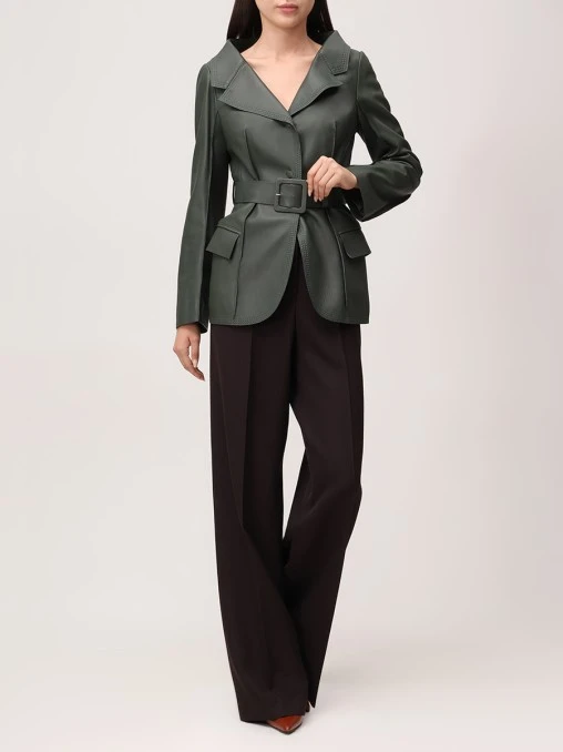 Куртка кожаная FENDI