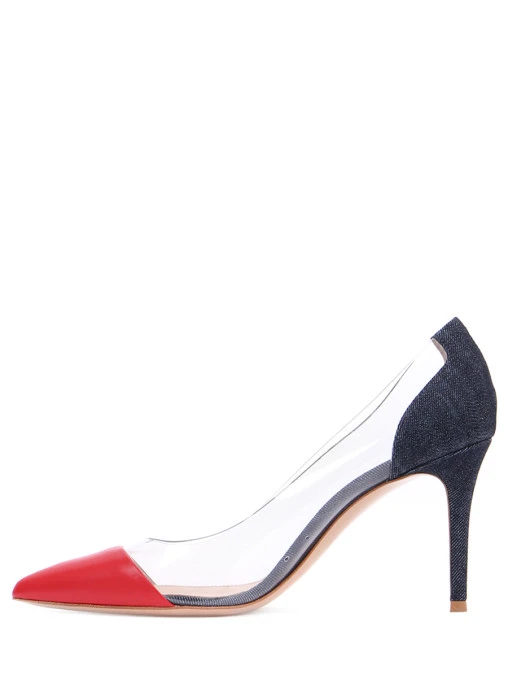 Туфли комбинированные PLEXI GIANVITO ROSSI