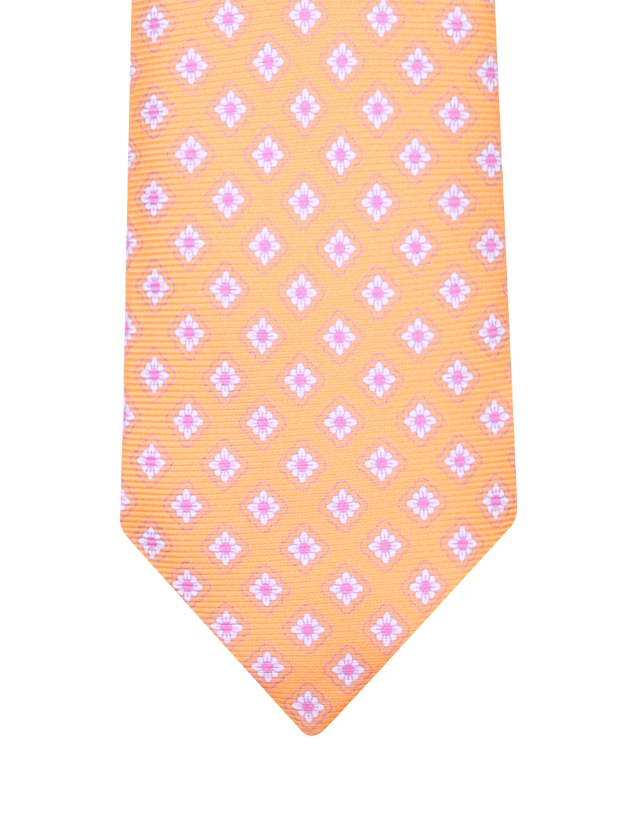 Шелковый галстук с узором