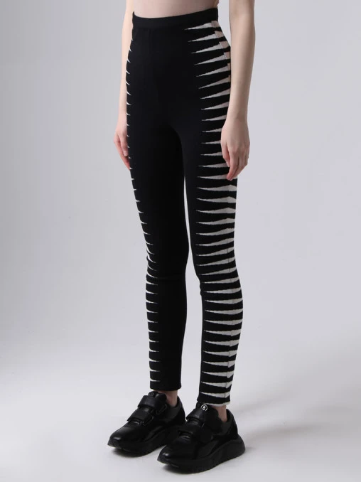 Леггинсы из шерсти и шелка HAIDER ACKERMANN