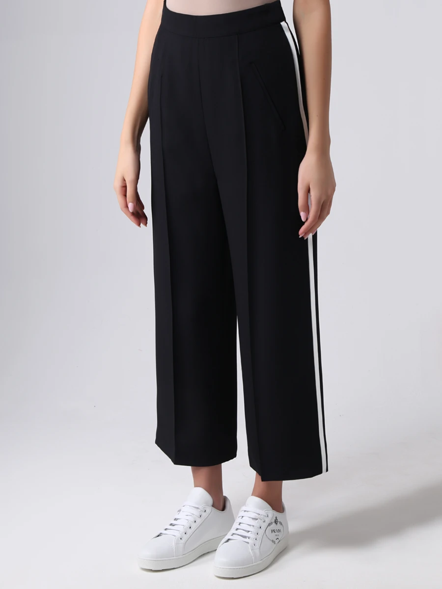 Брюки-кюлоты с лампасами