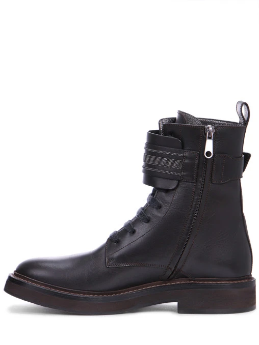 Ботинки кожаные BRUNELLO CUCINELLI
