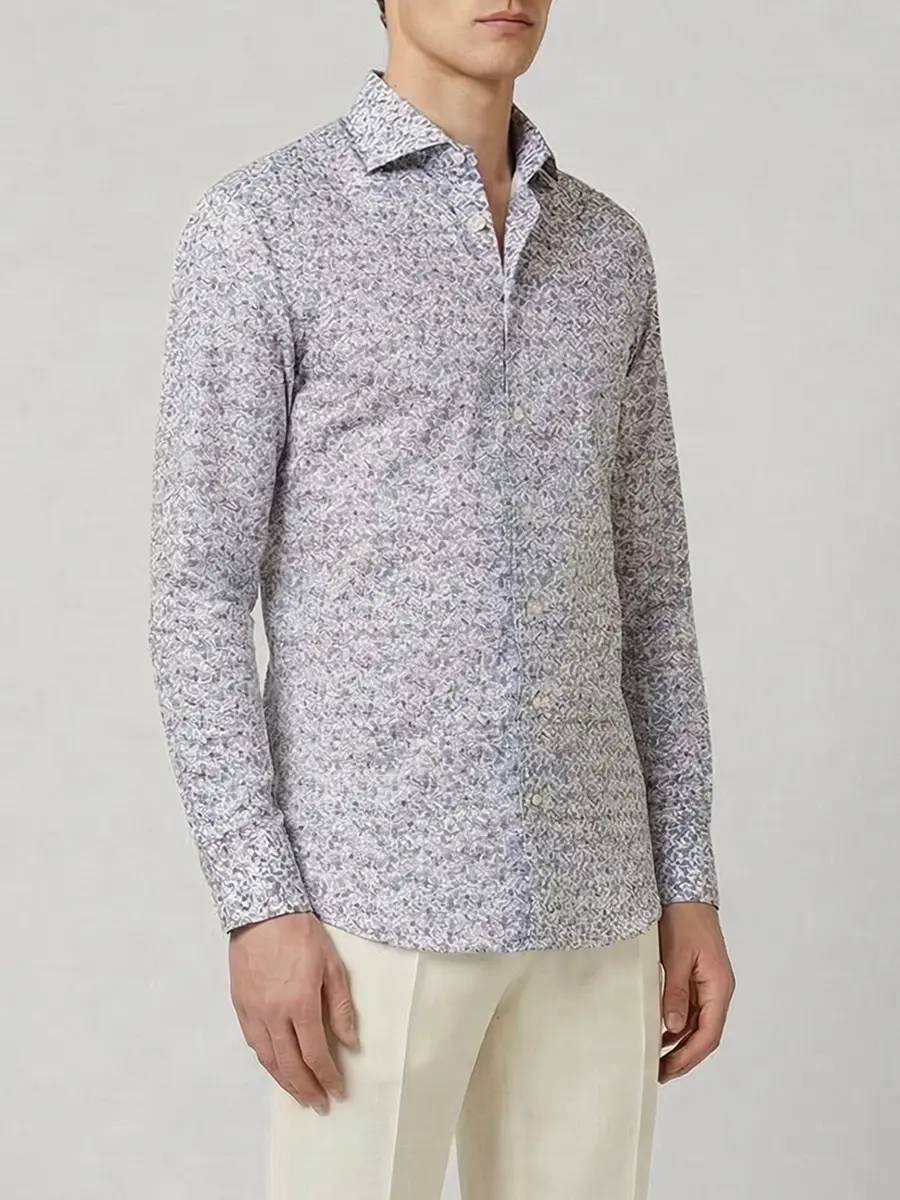 Рубашка хлопковая regular fit