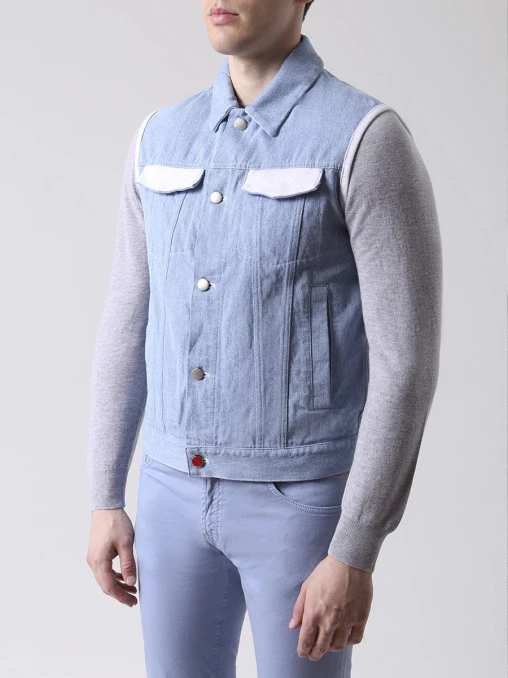 Жилет джинсовый KITON