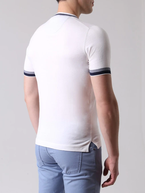 Футболка из хлопка и кашемира FIORONI CASHMERE