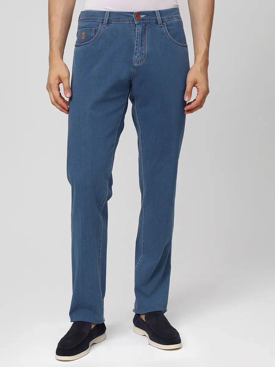 Джинсы Slim Fit хлопковые