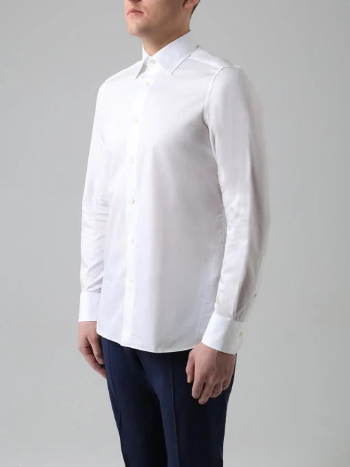 Рубашка хлопковая tailored fit ZEGNA