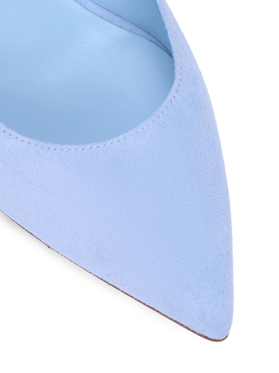 Туфли-лодочки замшевые