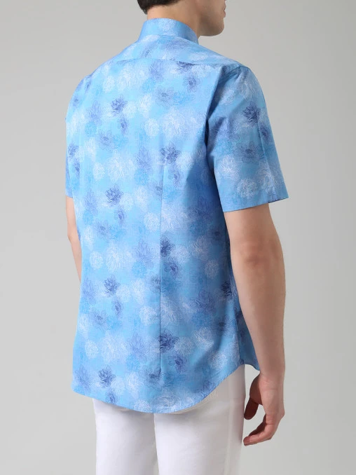 Рубашка Slim fit хлопковая ZILLI