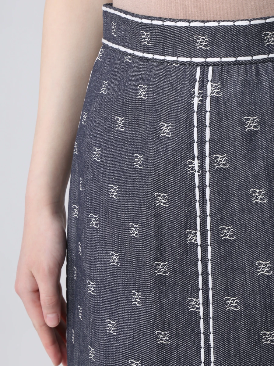 Юбка хлопковая с принтом