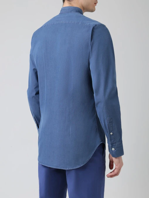 Рубашка хлопковая slim fit CANALI