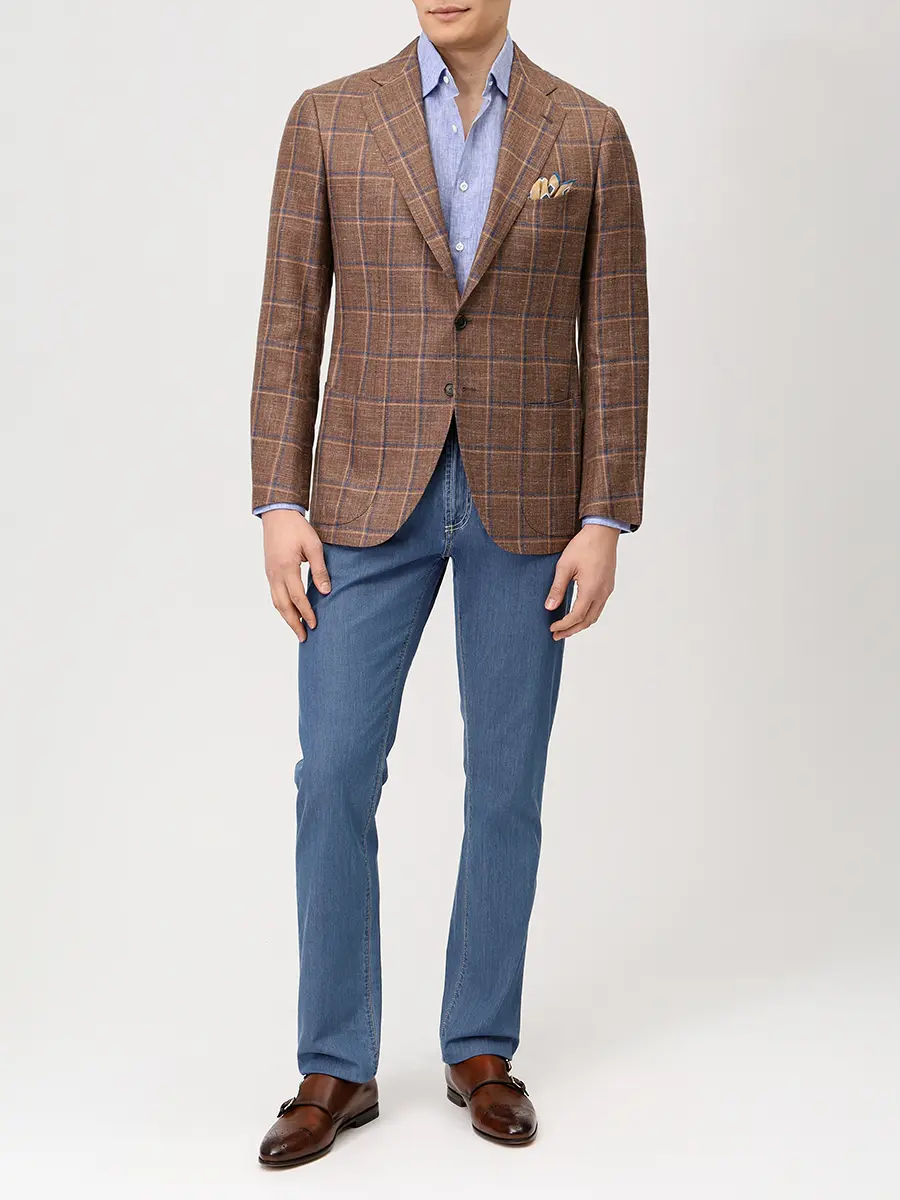 Джинсы Slim Fit хлопковые