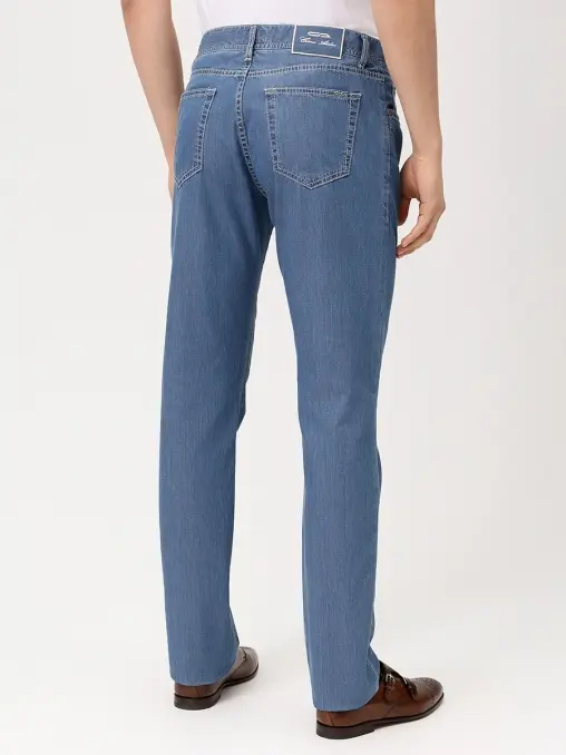 Джинсы Slim Fit хлопковые CESARE ATTOLINI