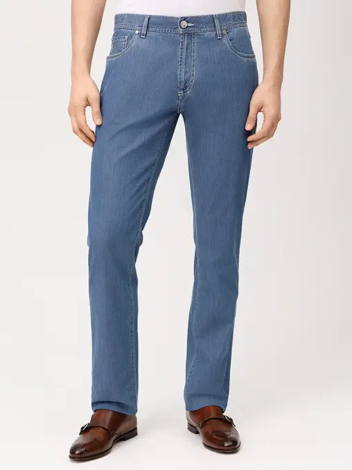 Джинсы Slim Fit хлопковые CESARE ATTOLINI