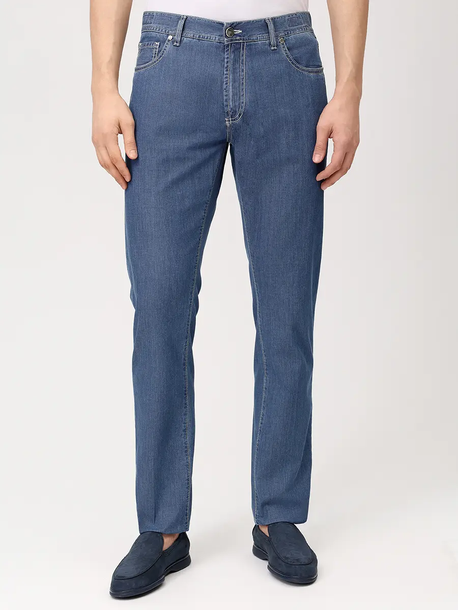 Джинсы Slim Fit хлопковые