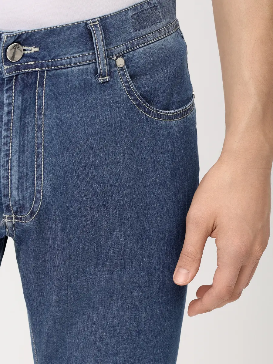 Джинсы Slim Fit хлопковые