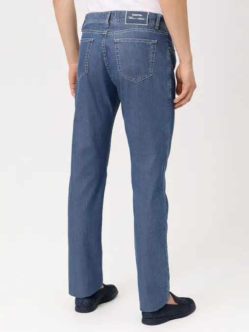 Джинсы Slim Fit хлопковые CESARE ATTOLINI