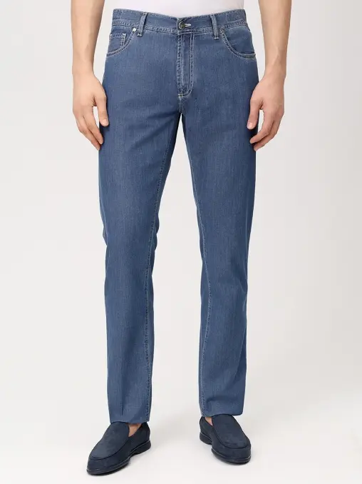 Джинсы Slim Fit хлопковые CESARE ATTOLINI
