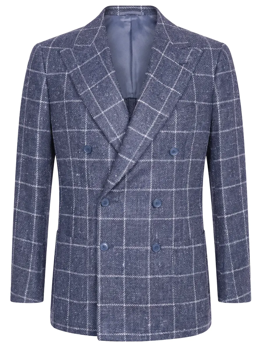 Пиджак из шерсти и шелка