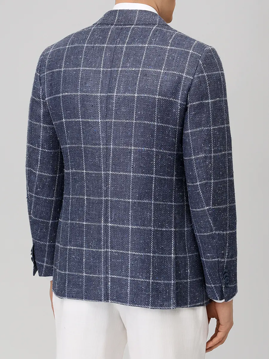 Пиджак из шерсти и шелка