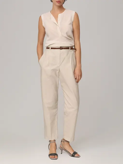 Брюки хлопковые BRUNELLO CUCINELLI