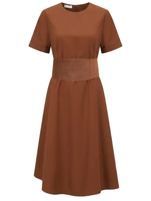 Платье хлопковое BRUNELLO CUCINELLI