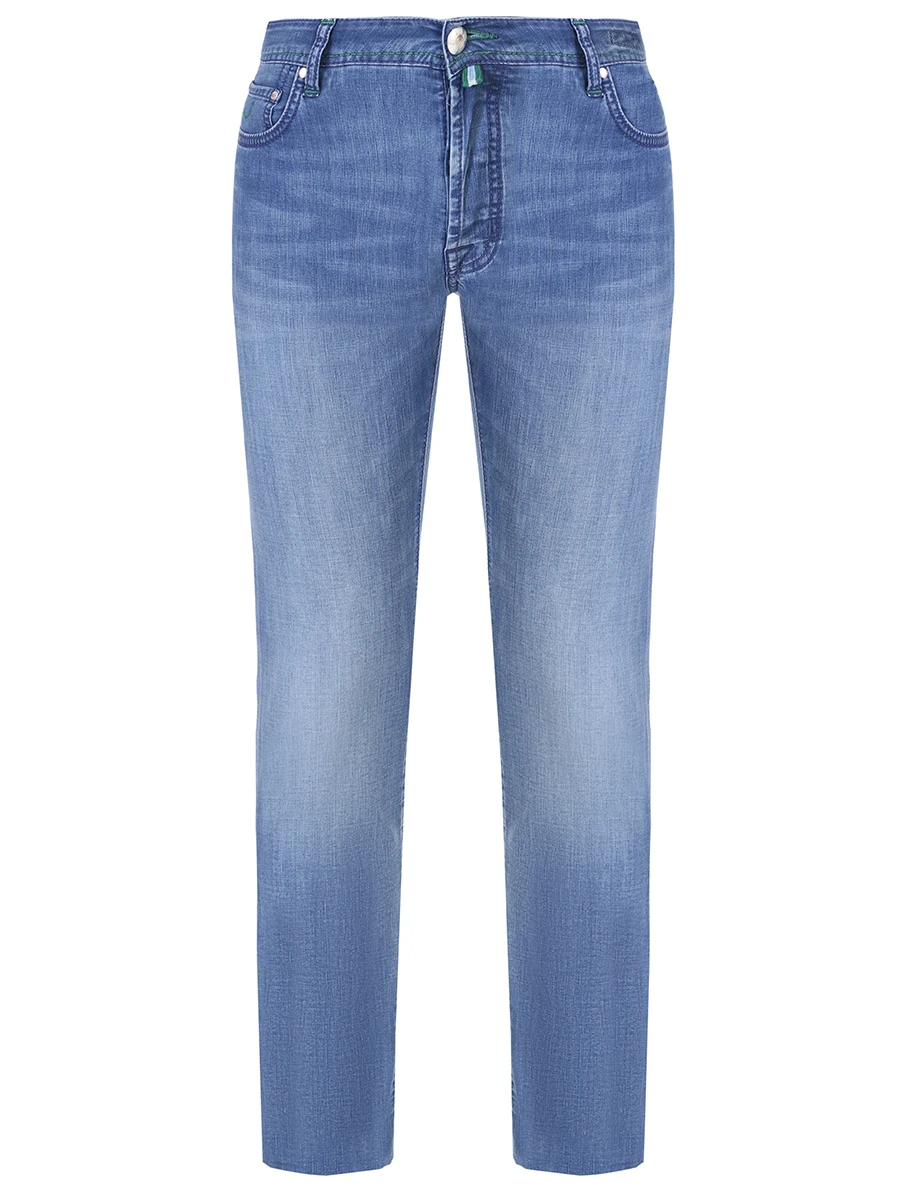 Джинсы slim fit хлопковые