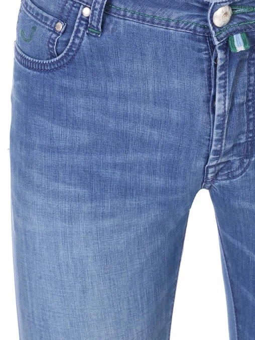 Джинсы slim fit хлопковые JACOB COHEN