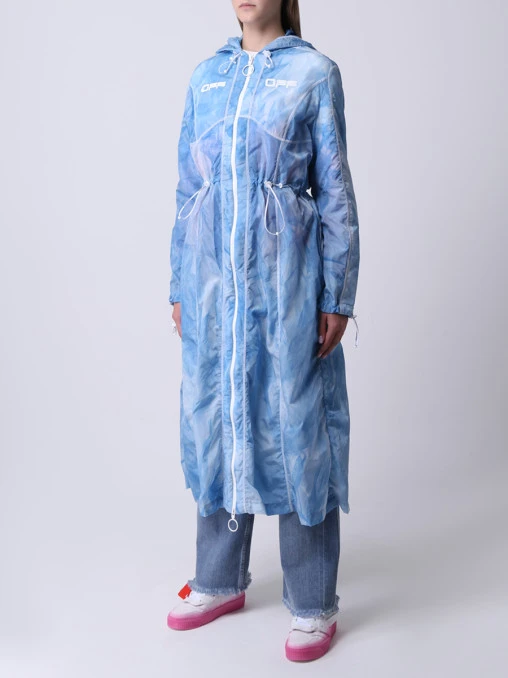 Плащ с принтом OFF-WHITE