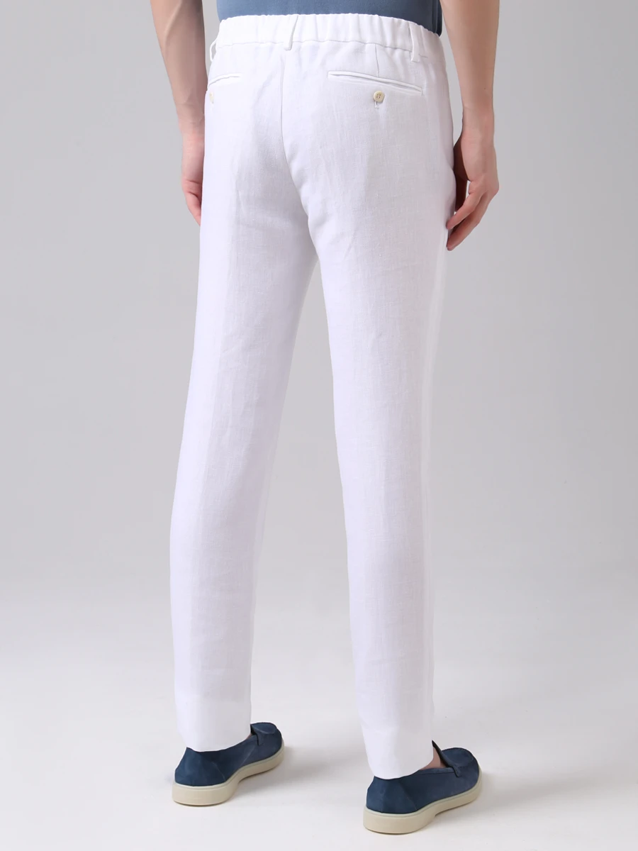 Брюки льняные