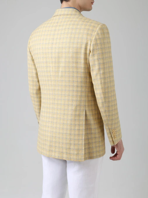 Пиджак в клетку KITON