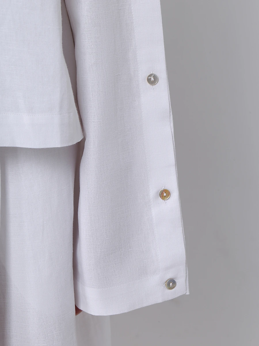 Рубашка однотонная