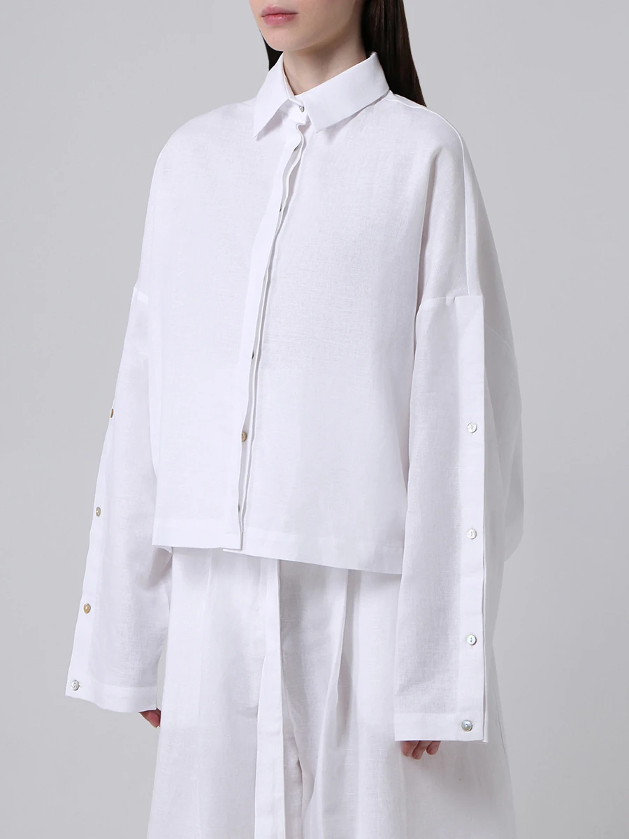 Рубашка однотонная