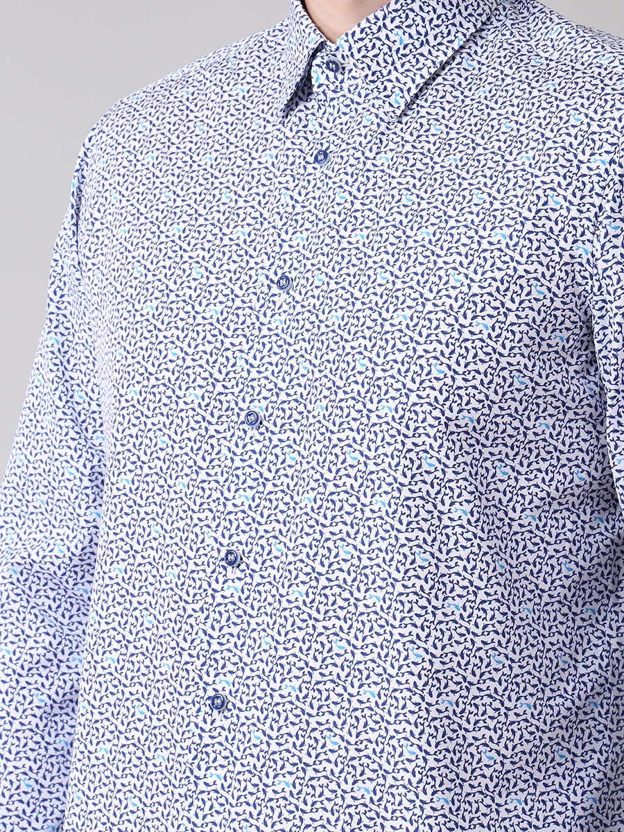 Рубашка Slim Fit хлопковая