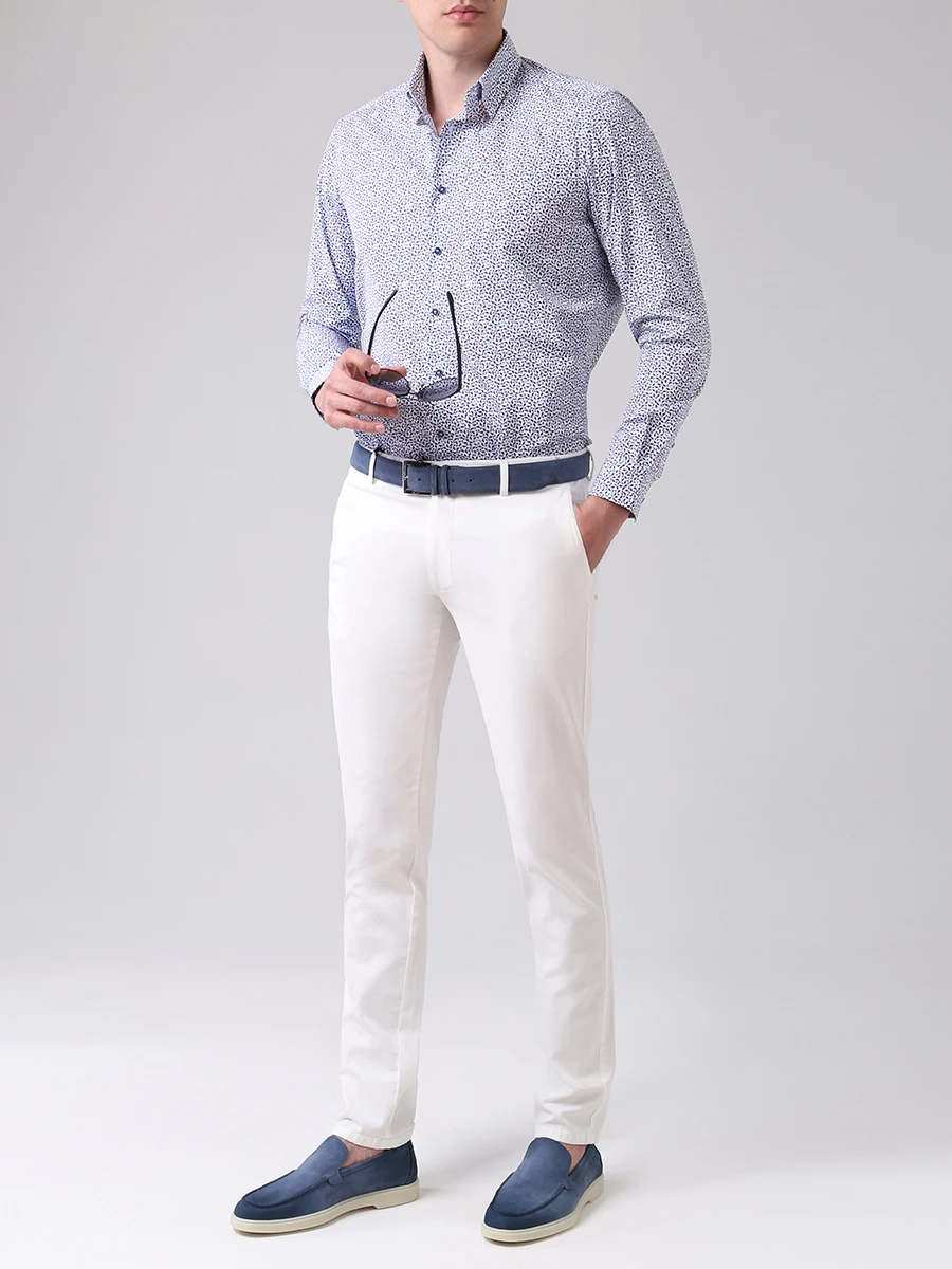 Рубашка Slim Fit хлопковая