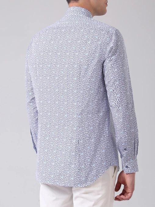 Рубашка Slim Fit хлопковая ZILLI