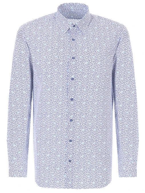 Рубашка Slim Fit хлопковая ZILLI