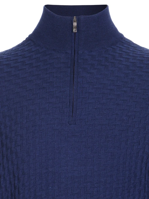 Джемпер на молнии BERTOLO LUXURY MENSWEAR