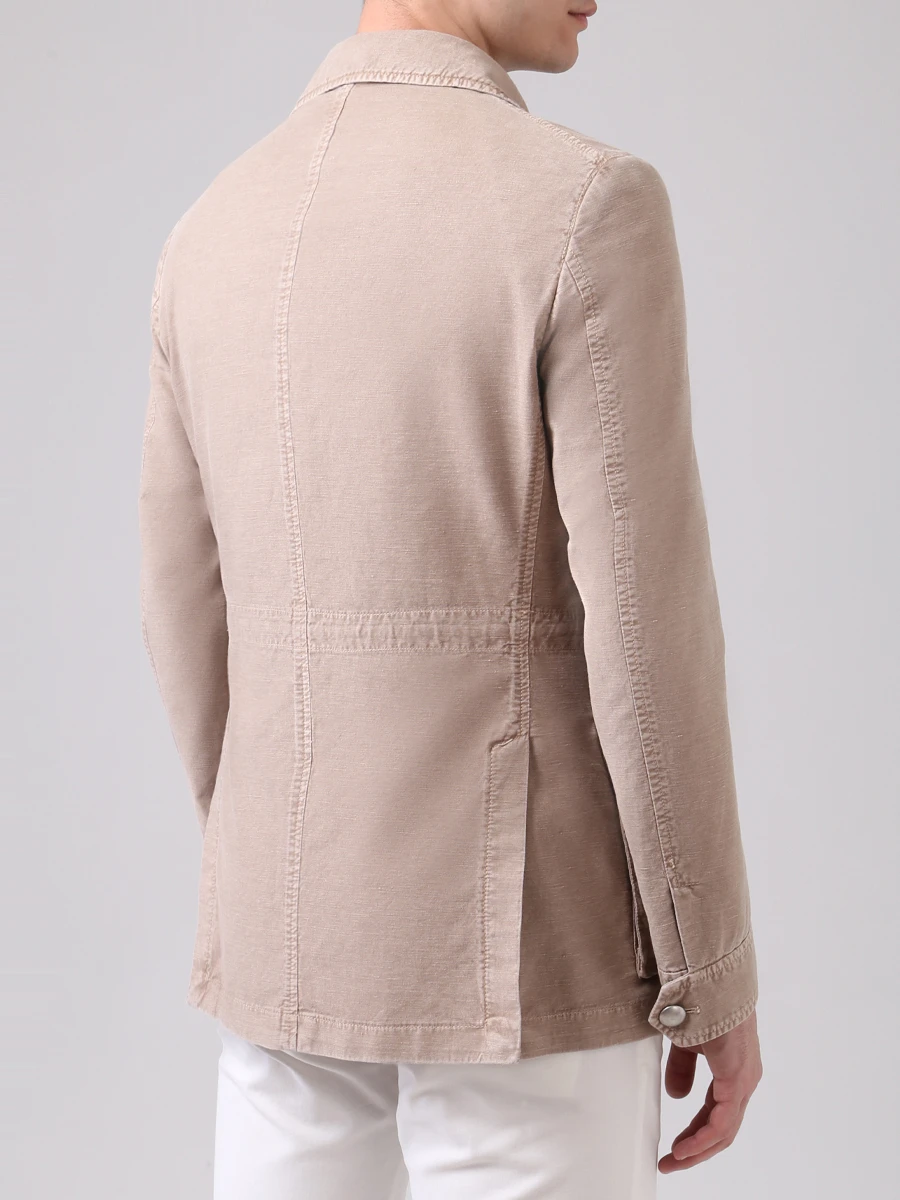 Пиджак с накладными карманами