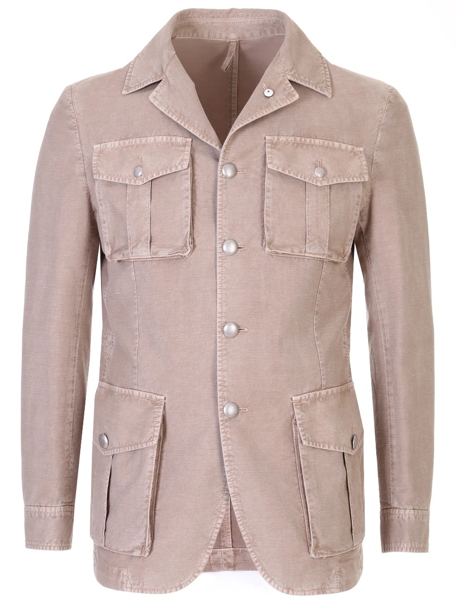 Пиджак с накладными карманами