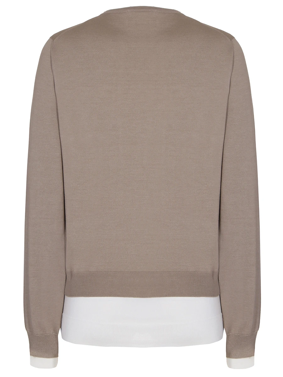 Свитер комбинированный