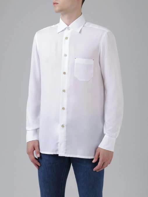 Рубашка Slim Fit из лиоцелла KITON