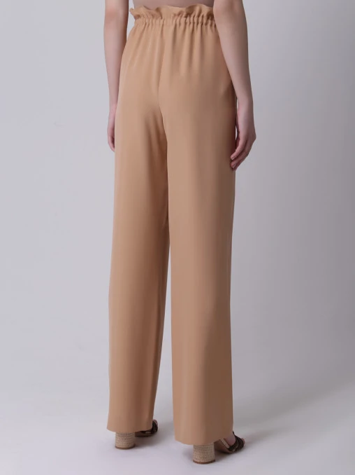 Брюки шелковые на кулиске LORO PIANA