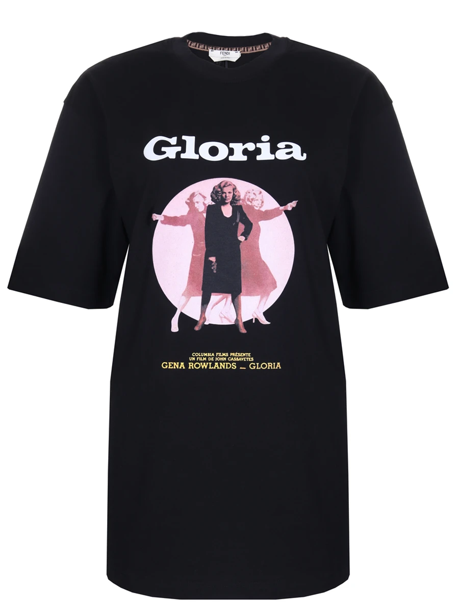 Футболка хлопковая с принтом