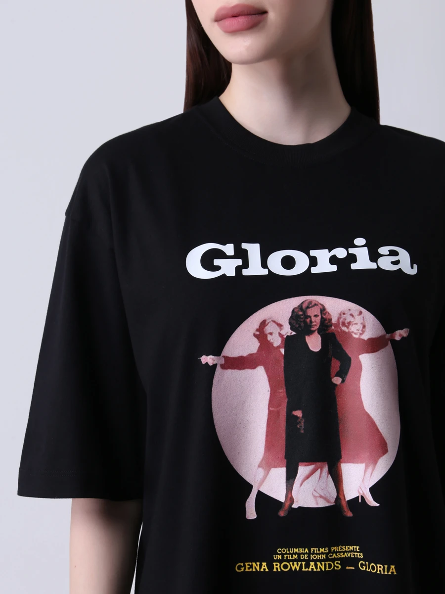 Футболка хлопковая с принтом